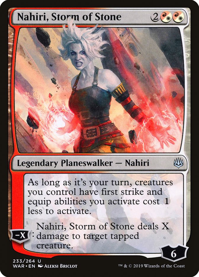 Nahiri, Storm of Stone [War of the Spark] | Gauntlet Hobbies - Angola