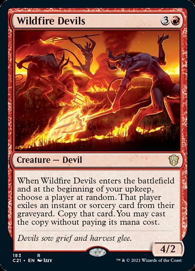 Wildfire Devils [Commander 2021] | Gauntlet Hobbies - Angola