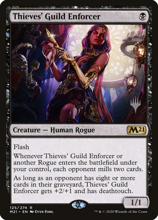 Thieves' Guild Enforcer (Promo Pack) [Core Set 2021 Promos] | Gauntlet Hobbies - Angola