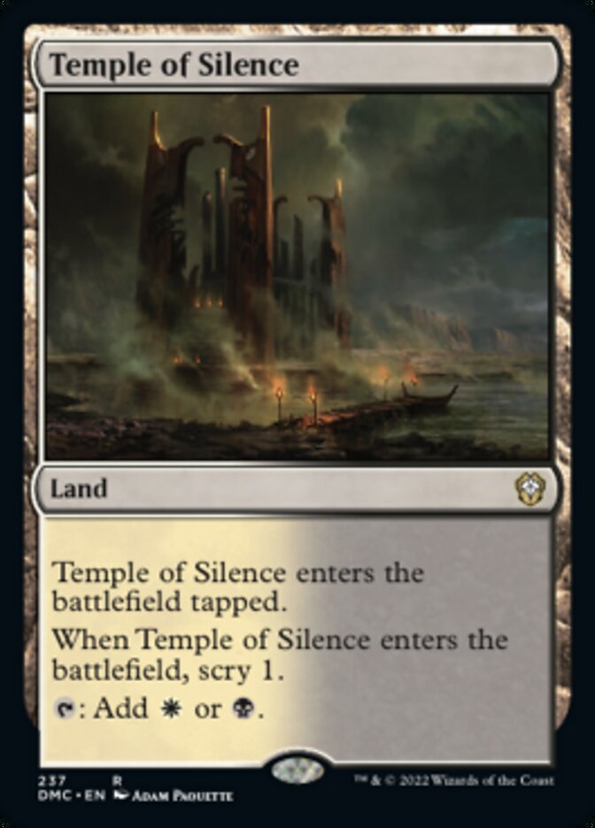 Temple of Silence [Dominaria United Commander] | Gauntlet Hobbies - Angola