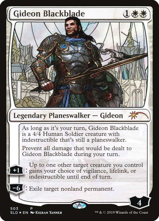 Gideon Blackblade (Stained Glass) [Secret Lair Drop Promos] | Gauntlet Hobbies - Angola