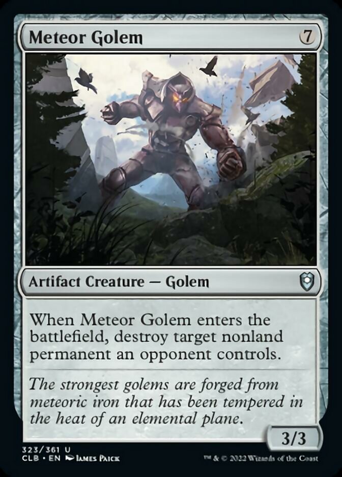 Meteor Golem [Commander Legends: Battle for Baldur's Gate] | Gauntlet Hobbies - Angola