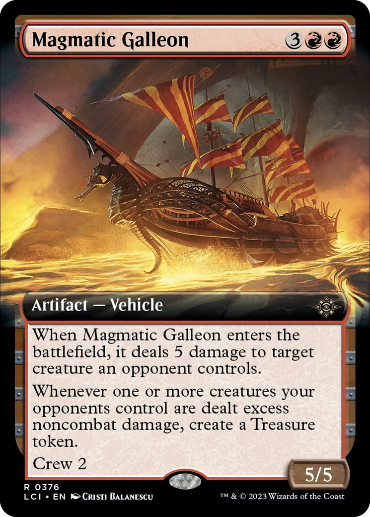 Magmatic Galleon (Extended Art) [The Lost Caverns of Ixalan] | Gauntlet Hobbies - Angola