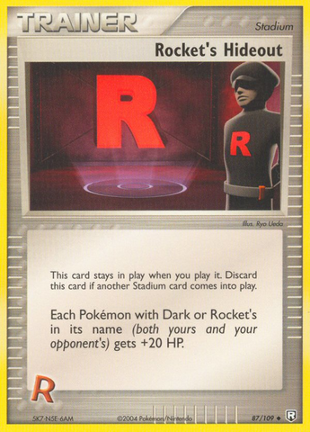 Rocket's Hideout (87/109) [EX: Team Rocket Returns]