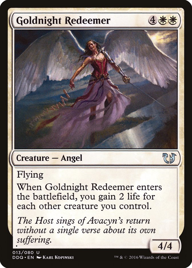 Goldnight Redeemer [Duel Decks: Blessed vs. Cursed] | Gauntlet Hobbies - Angola