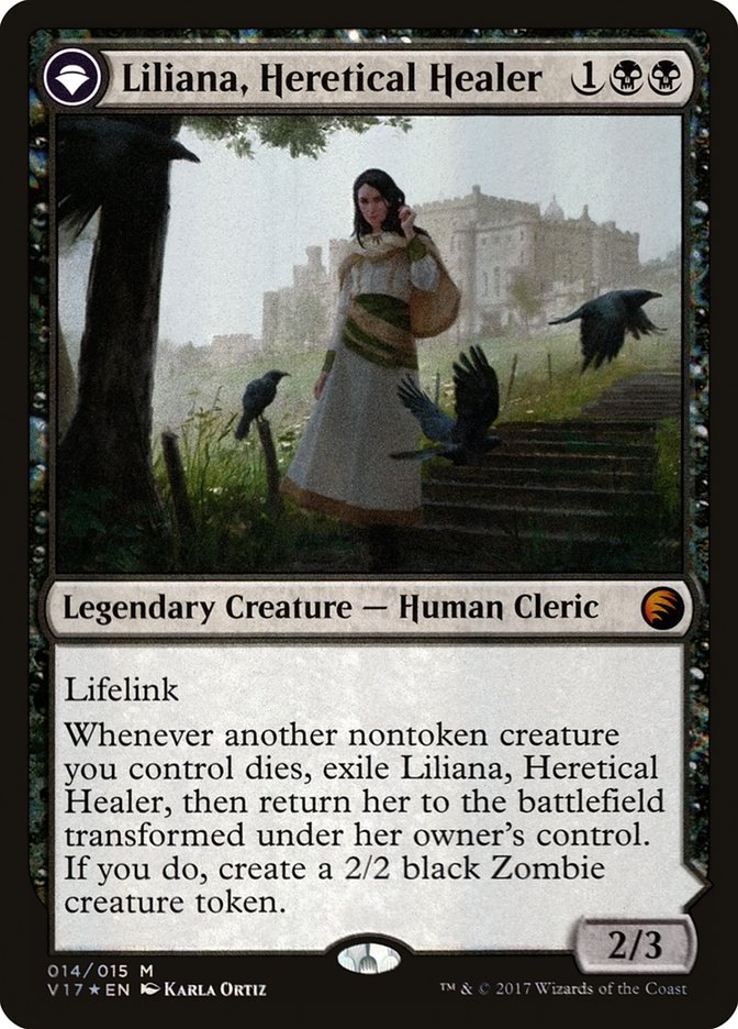 Liliana, Heretical Healer // Liliana, Defiant Necromancer [From the Vault: Transform] | Gauntlet Hobbies - Angola