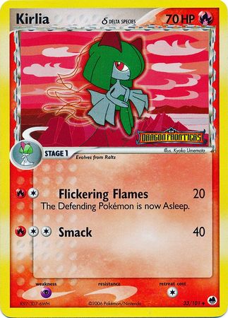 Kirlia (33/101) (Delta Species) (Stamped) [EX: Dragon Frontiers]