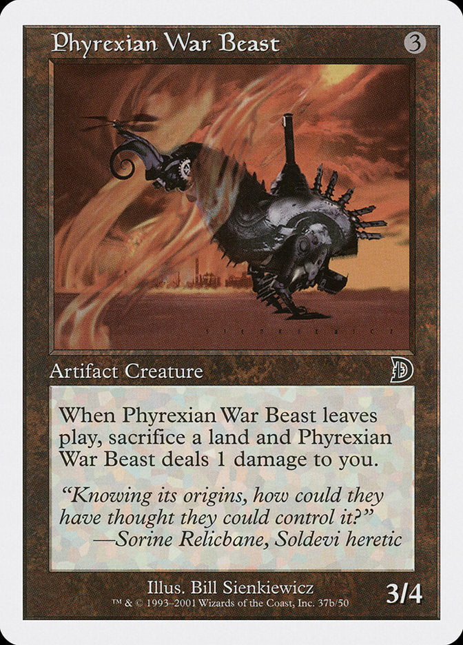 Phyrexian War Beast (Signature on Right) [Deckmasters] | Gauntlet Hobbies - Angola