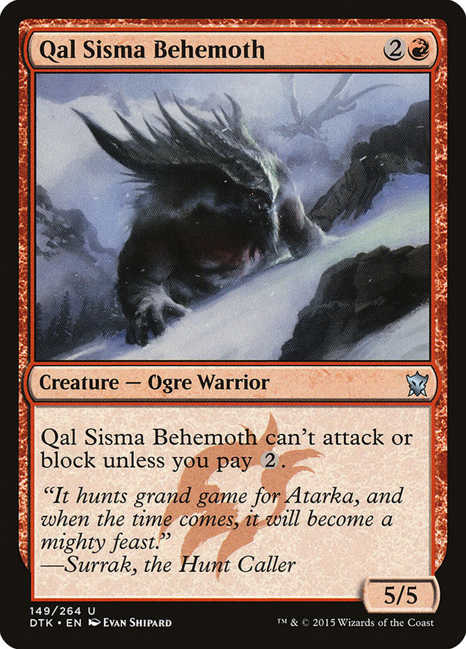 Qal Sisma Behemoth [Dragons of Tarkir] | Gauntlet Hobbies - Angola