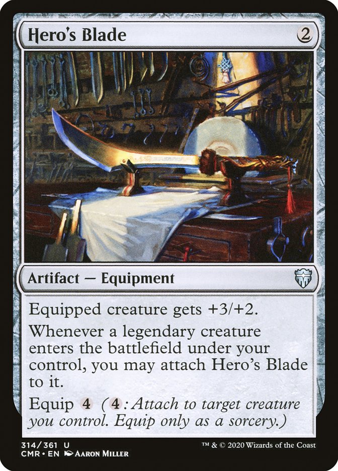 Hero's Blade (314) [Commander Legends] | Gauntlet Hobbies - Angola
