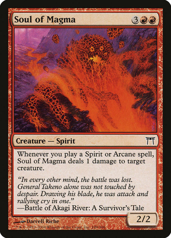 Soul of Magma [Champions of Kamigawa] | Gauntlet Hobbies - Angola