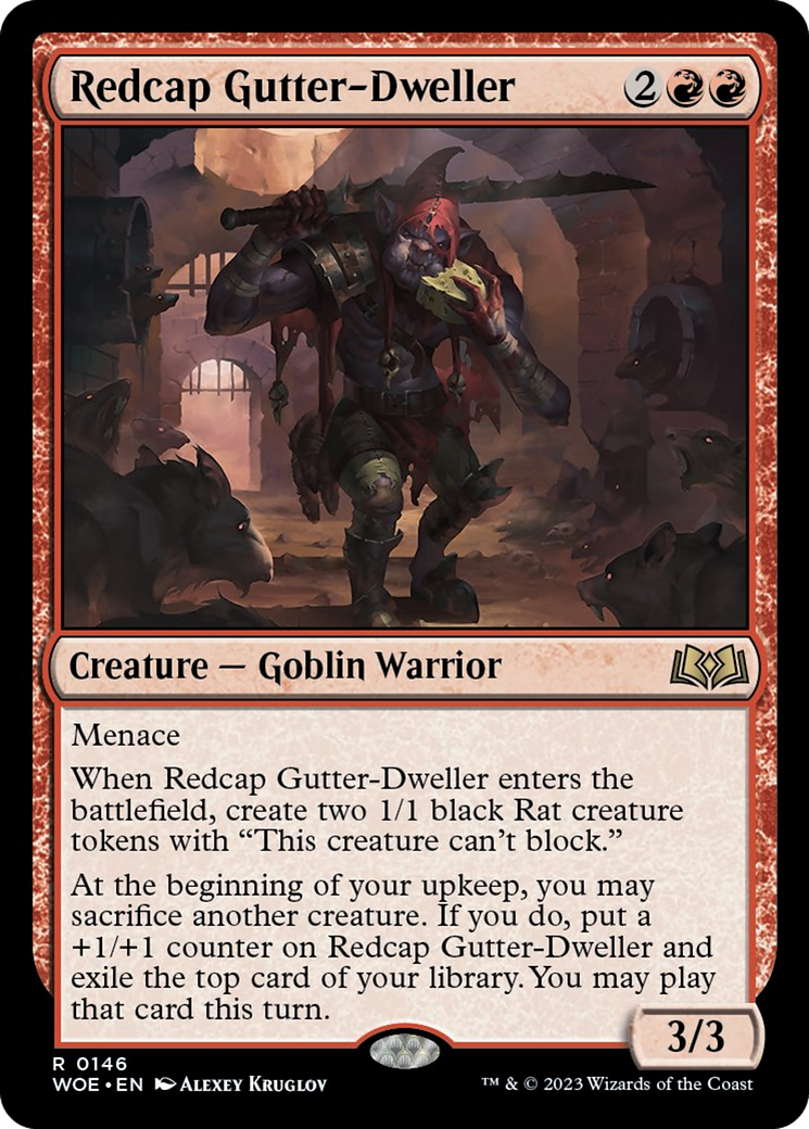 Redcap Gutter-Dweller [Wilds of Eldraine] | Gauntlet Hobbies - Angola