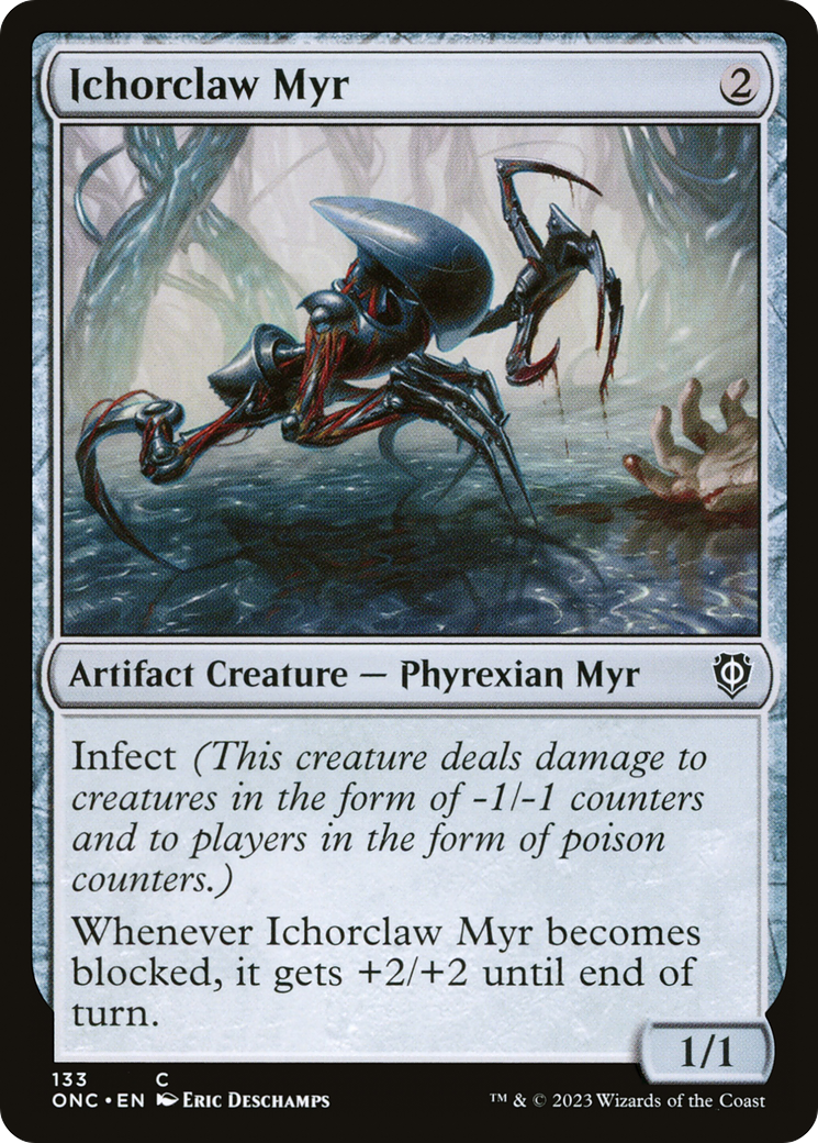 Ichorclaw Myr [Phyrexia: All Will Be One Commander] | Gauntlet Hobbies - Angola