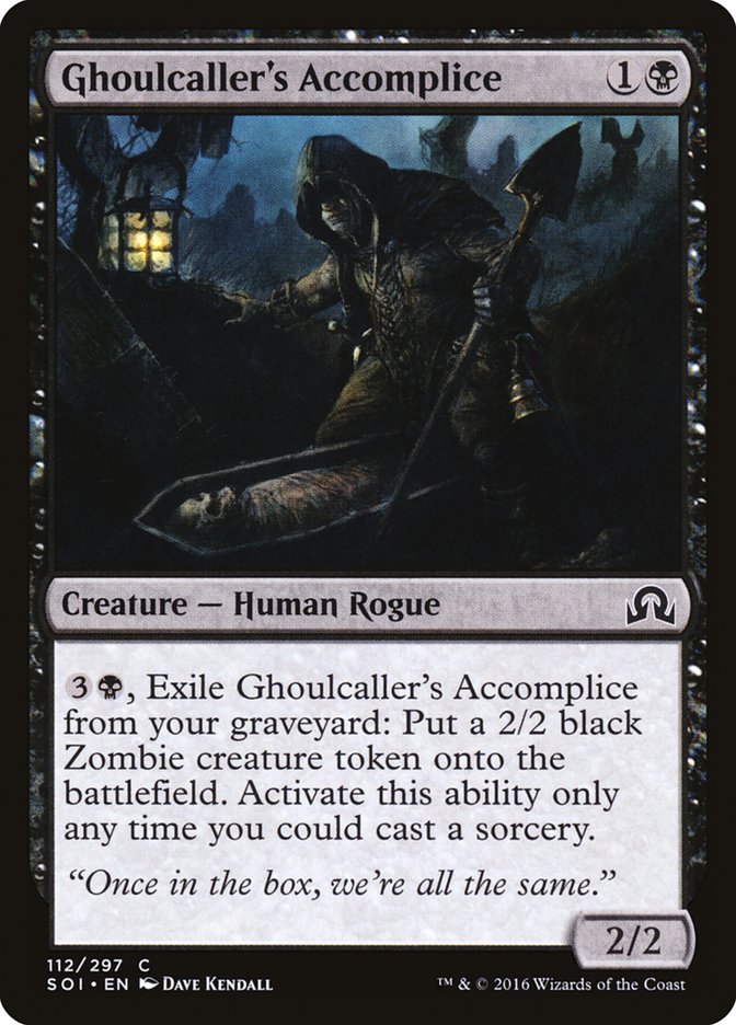 Ghoulcaller's Accomplice [Shadows over Innistrad] | Gauntlet Hobbies - Angola