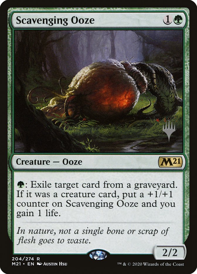 Scavenging Ooze (Promo Pack) [Core Set 2021 Promos] | Gauntlet Hobbies - Angola