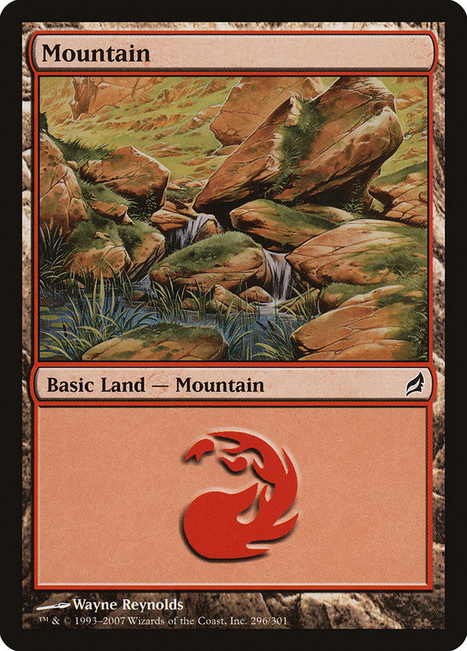 Mountain (296) [Lorwyn] | Gauntlet Hobbies - Angola