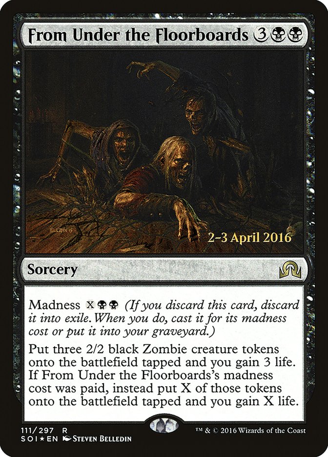 From Under the Floorboards [Shadows over Innistrad Prerelease Promos] | Gauntlet Hobbies - Angola