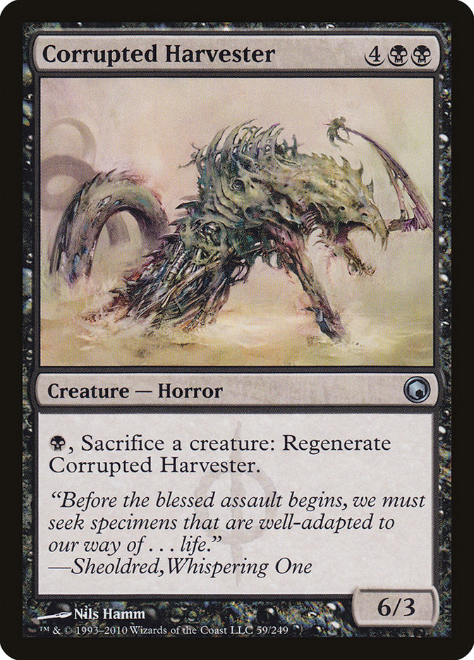Corrupted Harvester [Scars of Mirrodin] | Gauntlet Hobbies - Angola