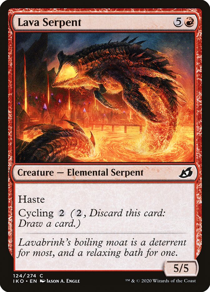 Lava Serpent [Ikoria: Lair of Behemoths] | Gauntlet Hobbies - Angola