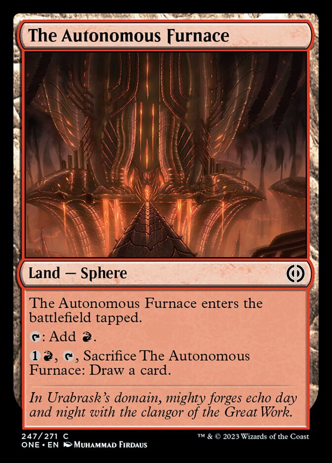 The Autonomous Furnace [Phyrexia: All Will Be One] | Gauntlet Hobbies - Angola