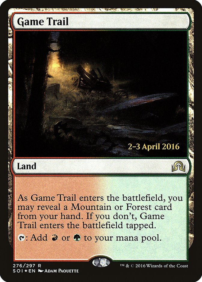Game Trail [Shadows over Innistrad Prerelease Promos] | Gauntlet Hobbies - Angola