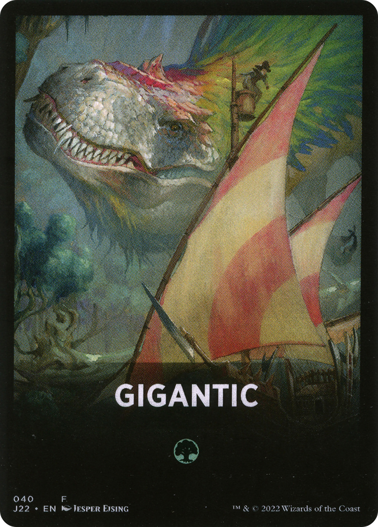 Gigantic Theme Card [Jumpstart 2022 Front Cards] | Gauntlet Hobbies - Angola