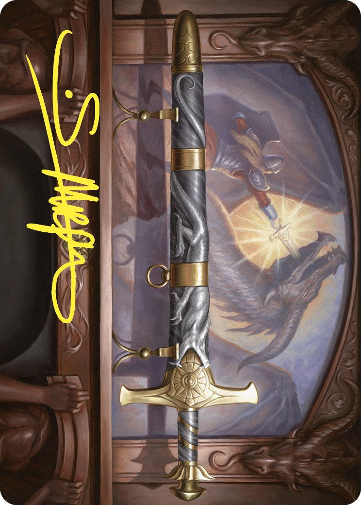 Ancestral Blade Art Card (Gold-Stamped Signature) [Commander Masters Art Series] | Gauntlet Hobbies - Angola
