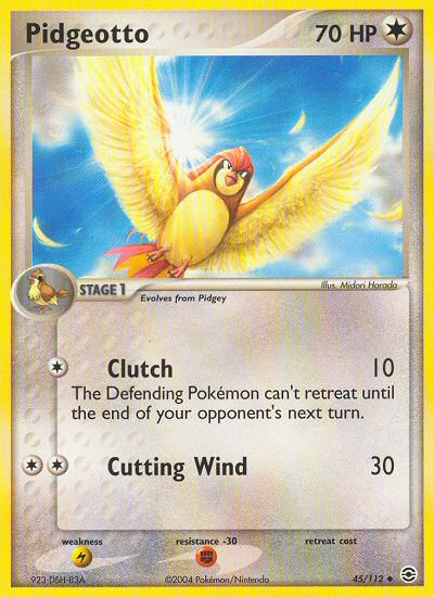 Pidgeotto (45/112) [EX: FireRed & LeafGreen] | Gauntlet Hobbies - Angola