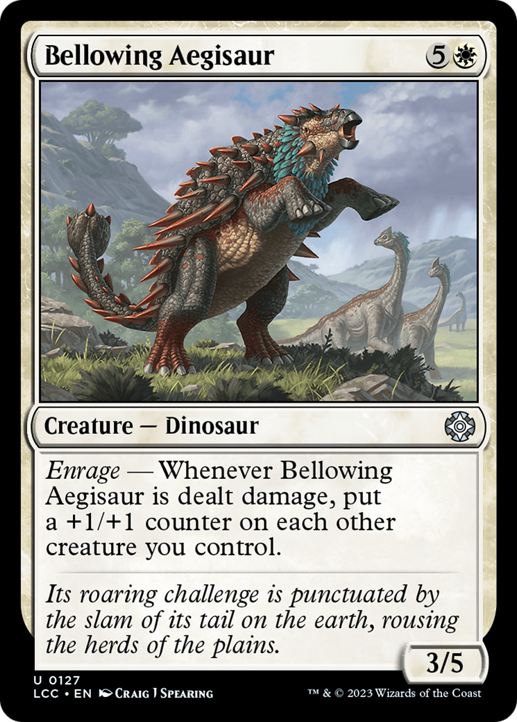 Bellowing Aegisaur [The Lost Caverns of Ixalan Commander] | Gauntlet Hobbies - Angola