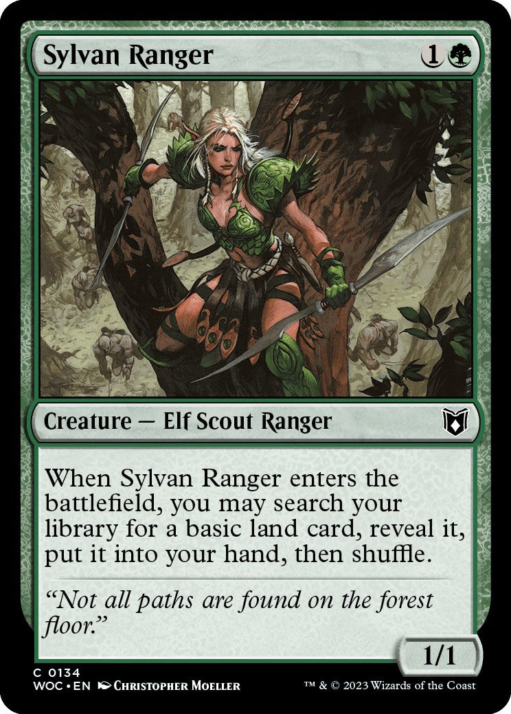 Sylvan Ranger [Wilds of Eldraine Commander] | Gauntlet Hobbies - Angola