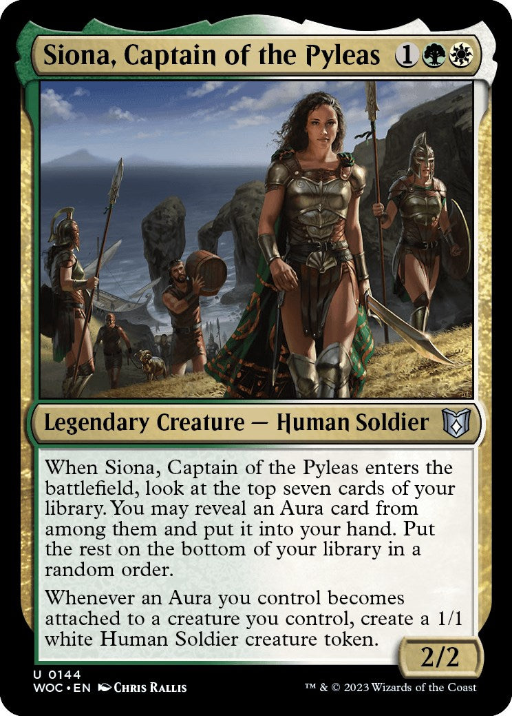 Siona, Captain of the Pyleas [Wilds of Eldraine Commander] | Gauntlet Hobbies - Angola