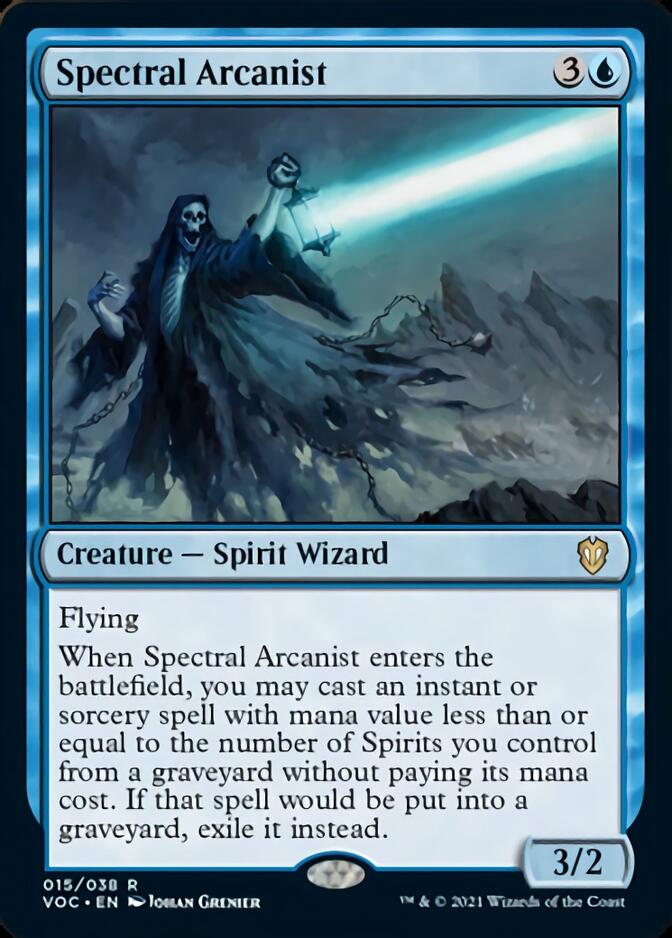 Spectral Arcanist [Innistrad: Crimson Vow Commander] | Gauntlet Hobbies - Angola
