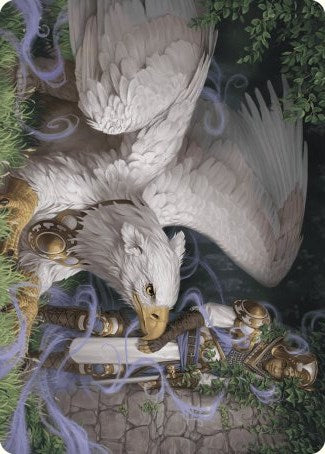 Dutiful Griffin Art Card [Wilds of Eldraine Art Series] | Gauntlet Hobbies - Angola