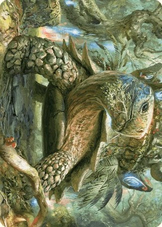 Blossoming Tortoise Art Card [Wilds of Eldraine Art Series] | Gauntlet Hobbies - Angola