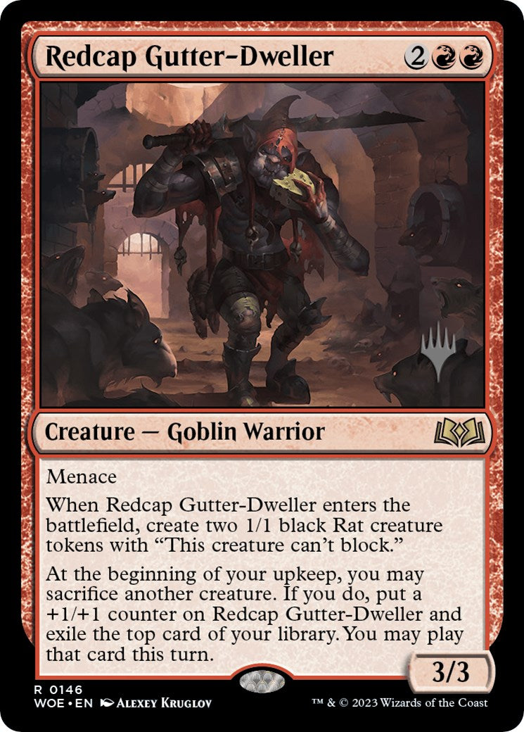 Redcap Gutter-Dweller (Promo Pack) [Wilds of Eldraine Promos] | Gauntlet Hobbies - Angola