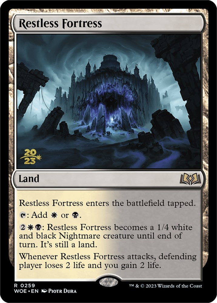 Restless Fortress [Wilds of Eldraine Prerelease Promos] | Gauntlet Hobbies - Angola