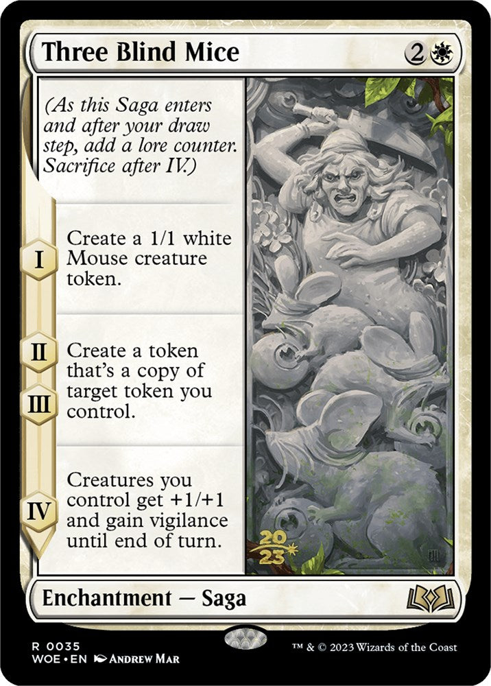 Three Blind Mice [Wilds of Eldraine Prerelease Promos] | Gauntlet Hobbies - Angola