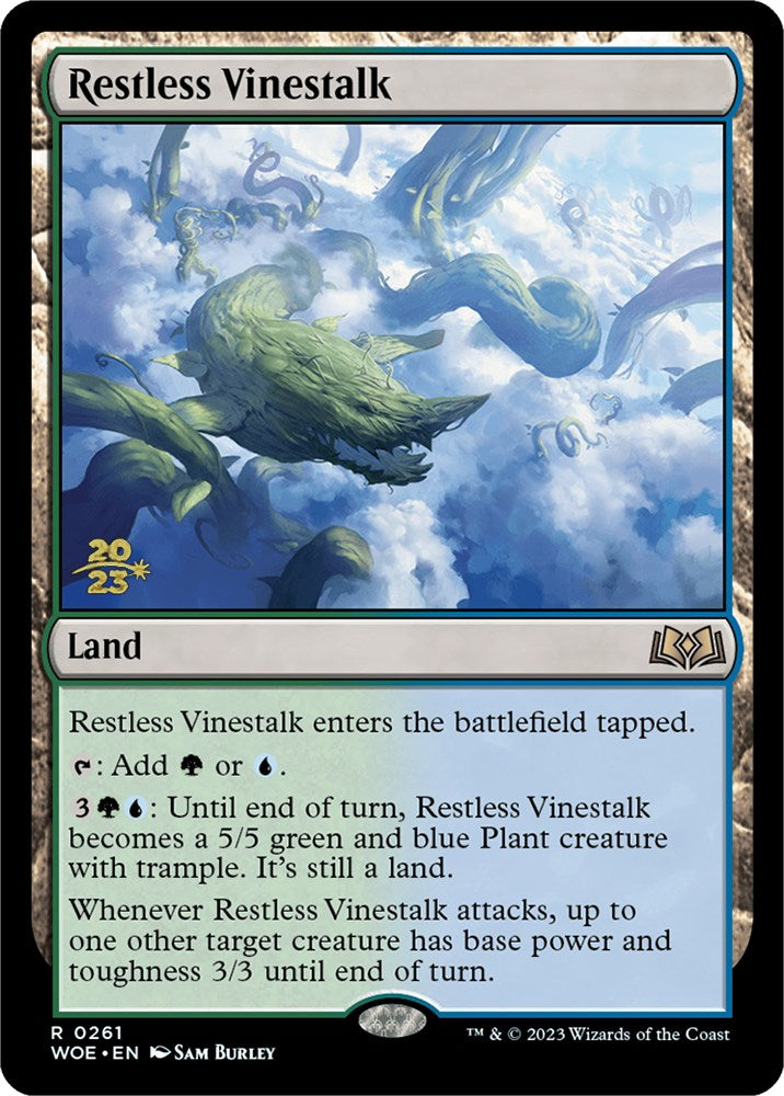 Restless Vinestalk [Wilds of Eldraine Prerelease Promos] | Gauntlet Hobbies - Angola