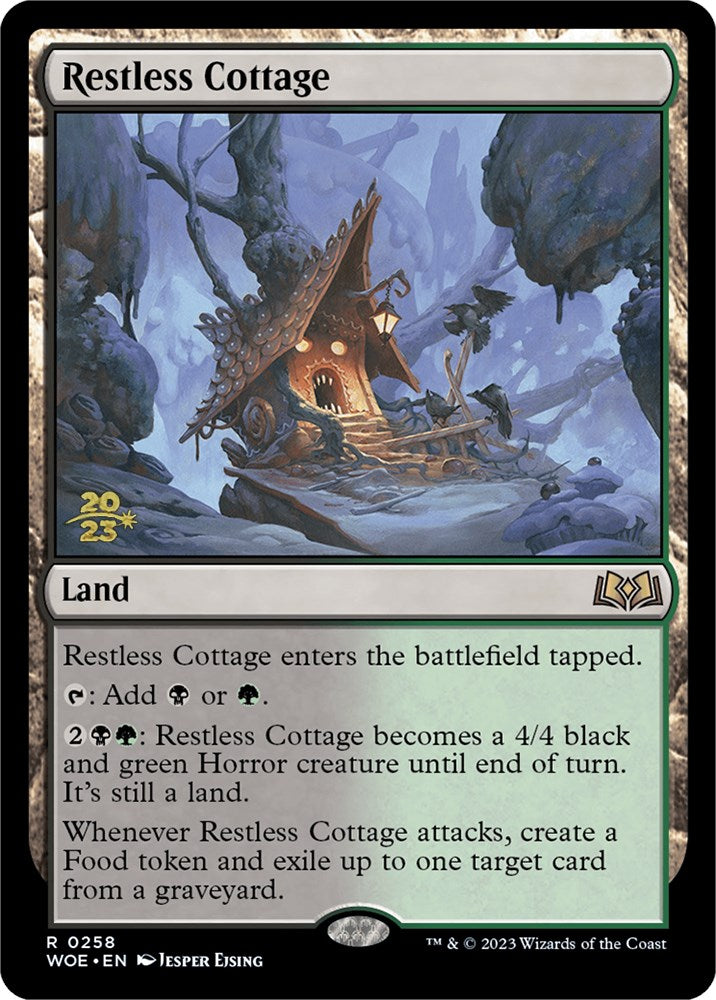 Restless Cottage [Wilds of Eldraine Prerelease Promos] | Gauntlet Hobbies - Angola