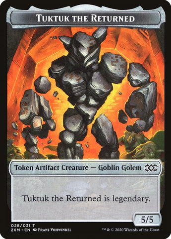 Human Soldier // Tuktuk the Returned Double-sided Token [Double Masters Tokens]