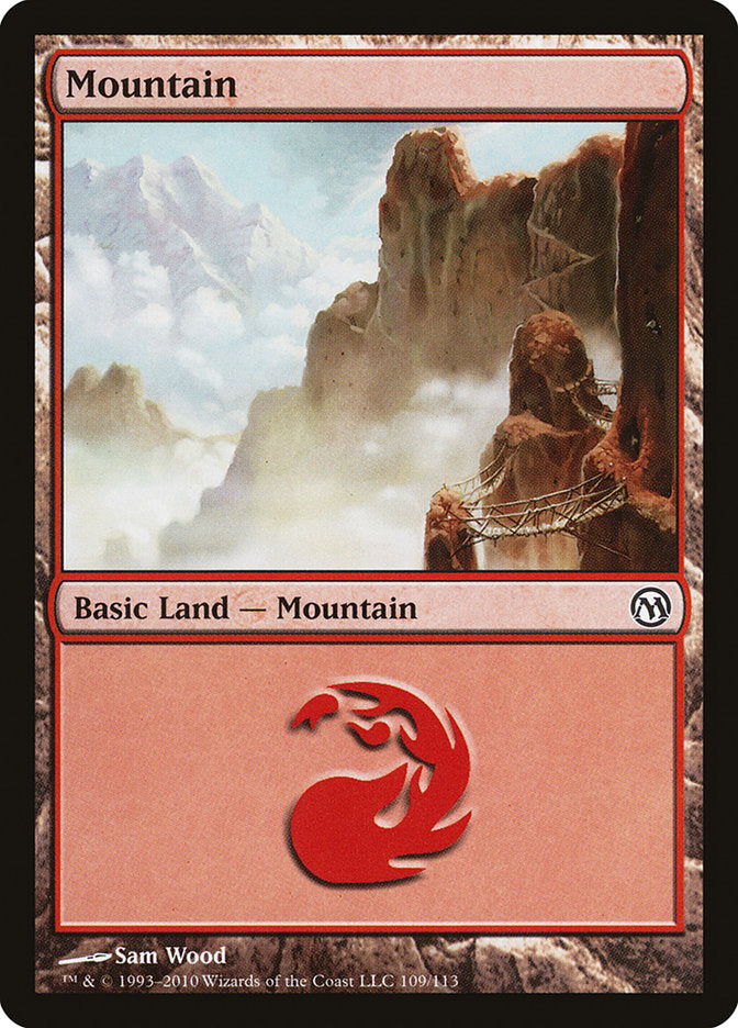 Mountain (109) [Duels of the Planeswalkers] | Gauntlet Hobbies - Angola