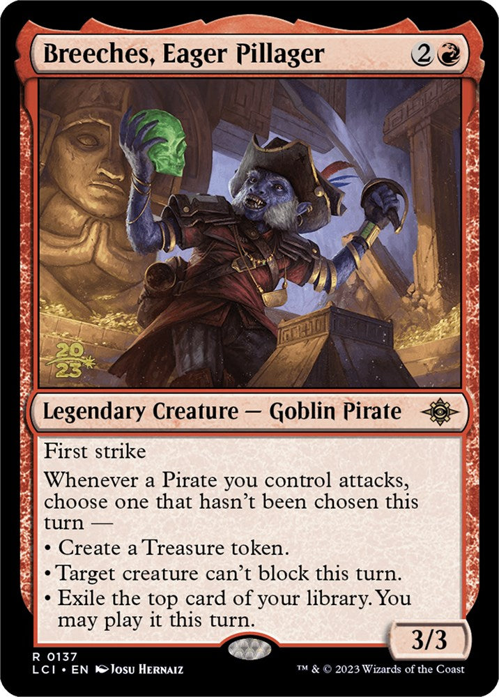 Breeches, Eager Pillager [The Lost Caverns of Ixalan Prerelease Cards] | Gauntlet Hobbies - Angola