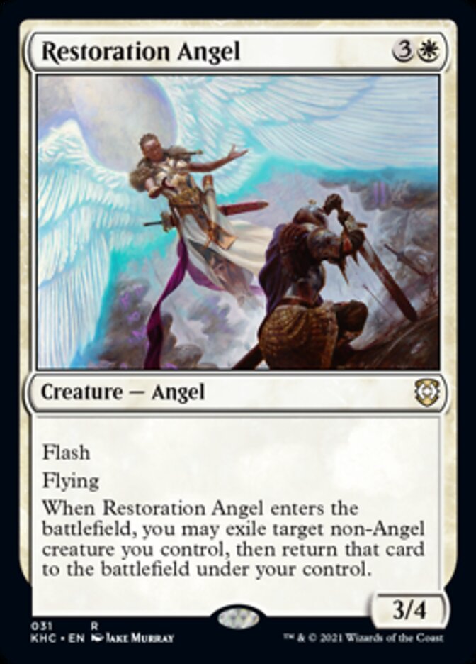Restoration Angel [Kaldheim Commander] | Gauntlet Hobbies - Angola