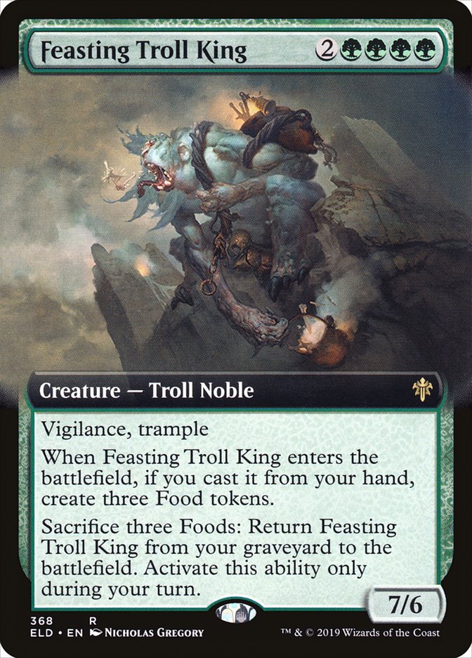 Feasting Troll King (Extended) [Throne of Eldraine] | Gauntlet Hobbies - Angola