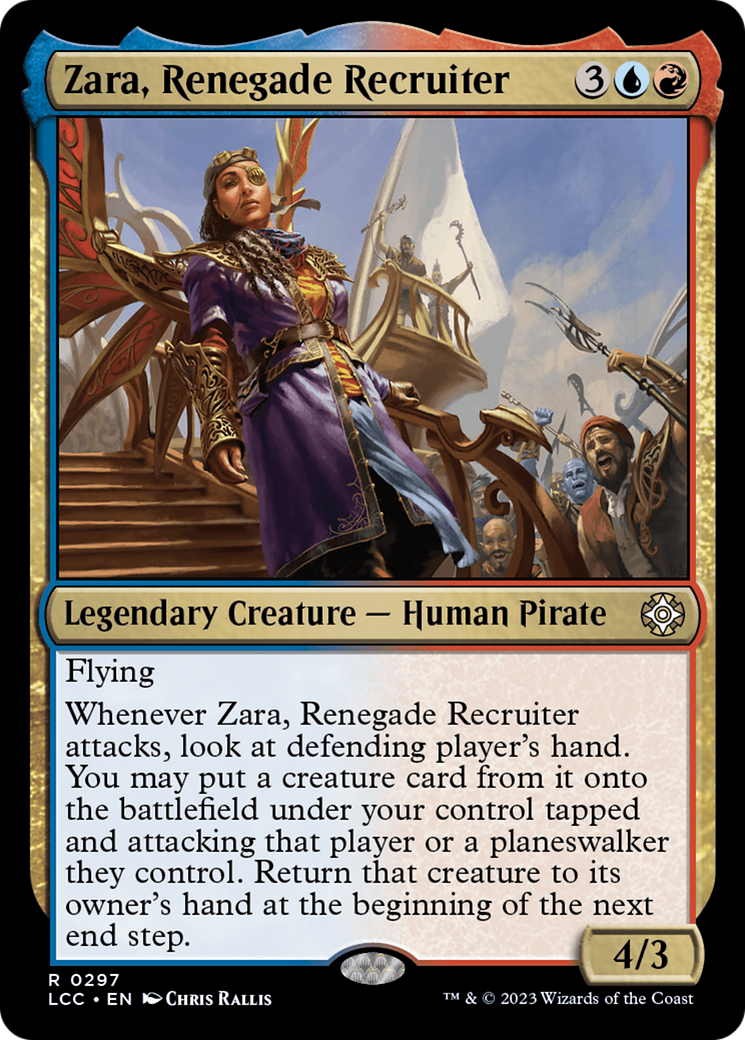 Zara, Renegade Recruiter [The Lost Caverns of Ixalan Commander] | Gauntlet Hobbies - Angola