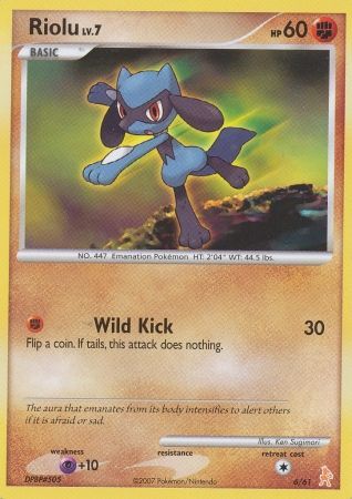 Riolu (6/61) [Diamond & Pearl: Trainer Kit - Lucario]