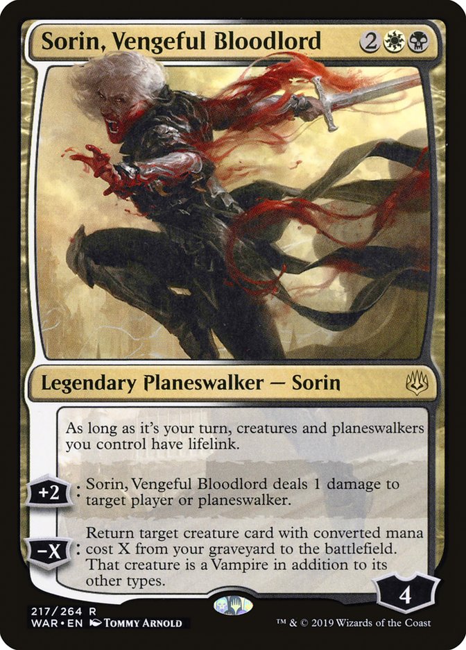 Sorin, Vengeful Bloodlord [War of the Spark] | Gauntlet Hobbies - Angola