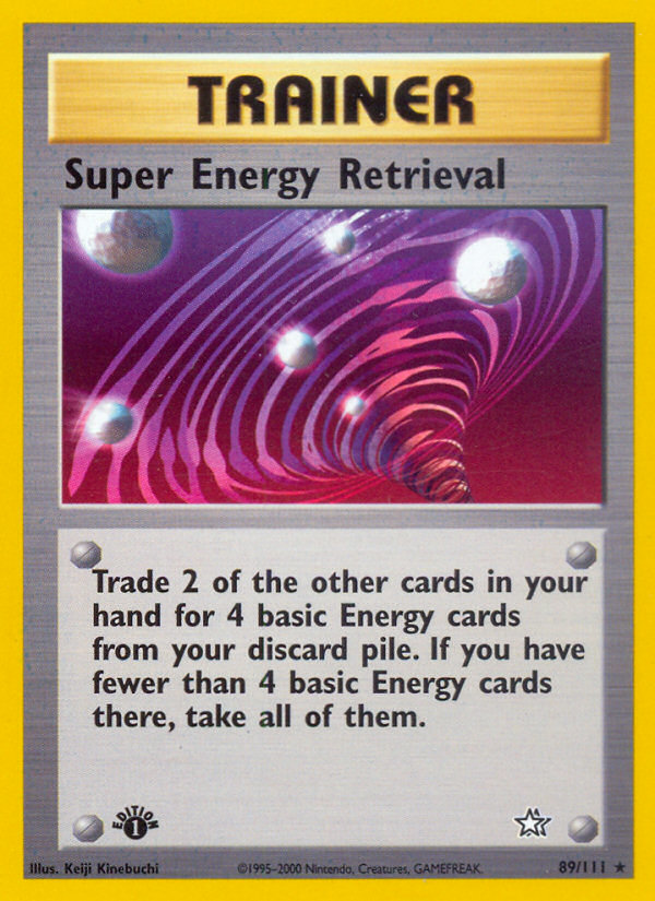 Super Energy Retrieval (89/111) [Neo Genesis 1st Edition] | Gauntlet Hobbies - Angola