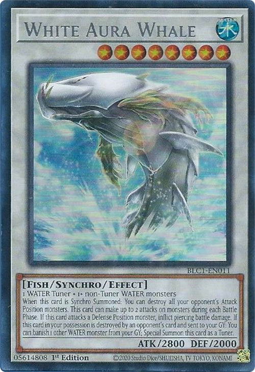 White Aura Whale (Silver) [BLC1-EN011] Ultra Rare | Gauntlet Hobbies - Angola