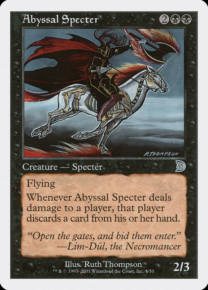 Abyssal Specter [Deckmasters] | Gauntlet Hobbies - Angola